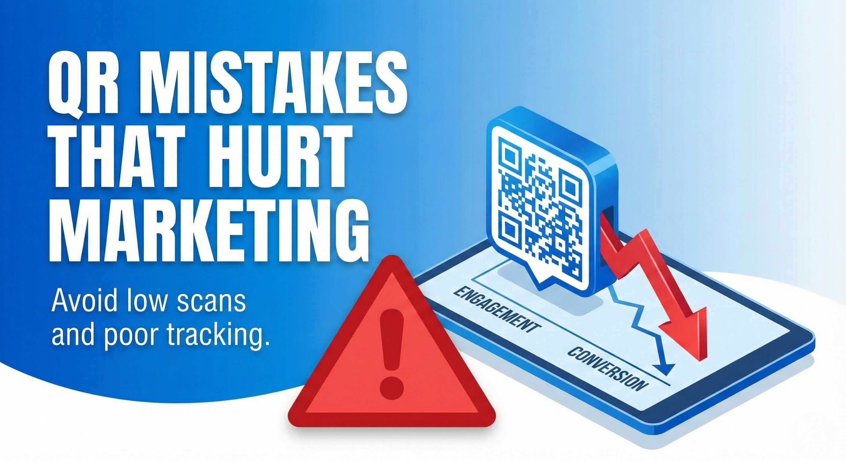 Top 5 Mistakes Businesses Make While Using QR Codes