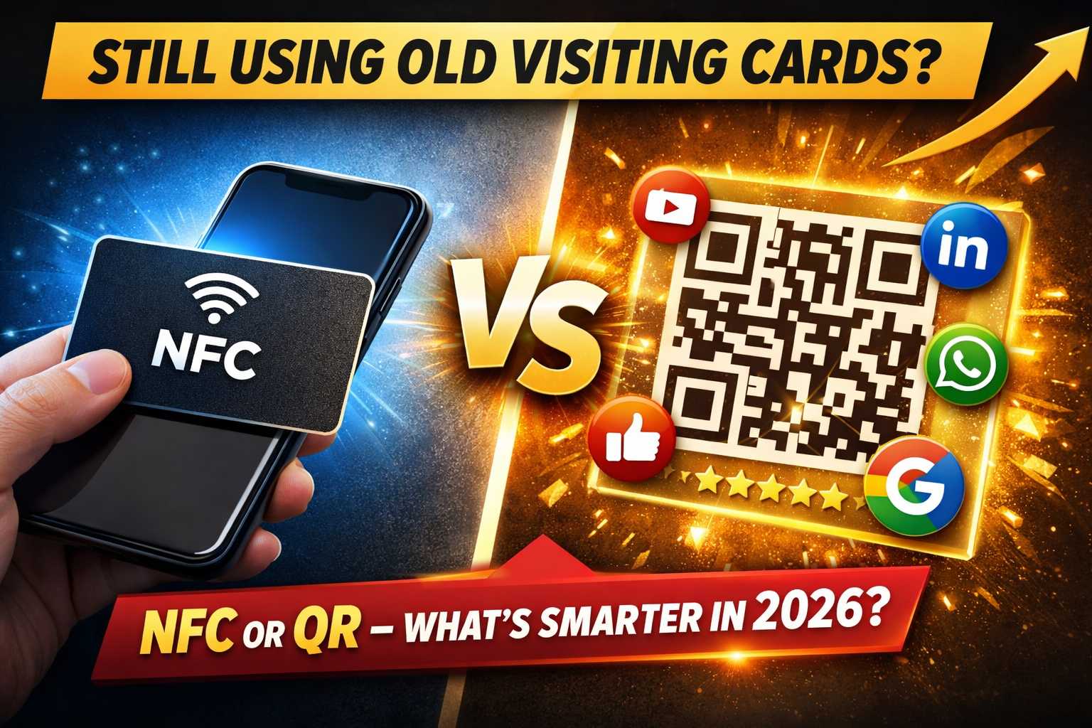 NFC vs QR Codes: Which is Better for Business Networking in 2026?