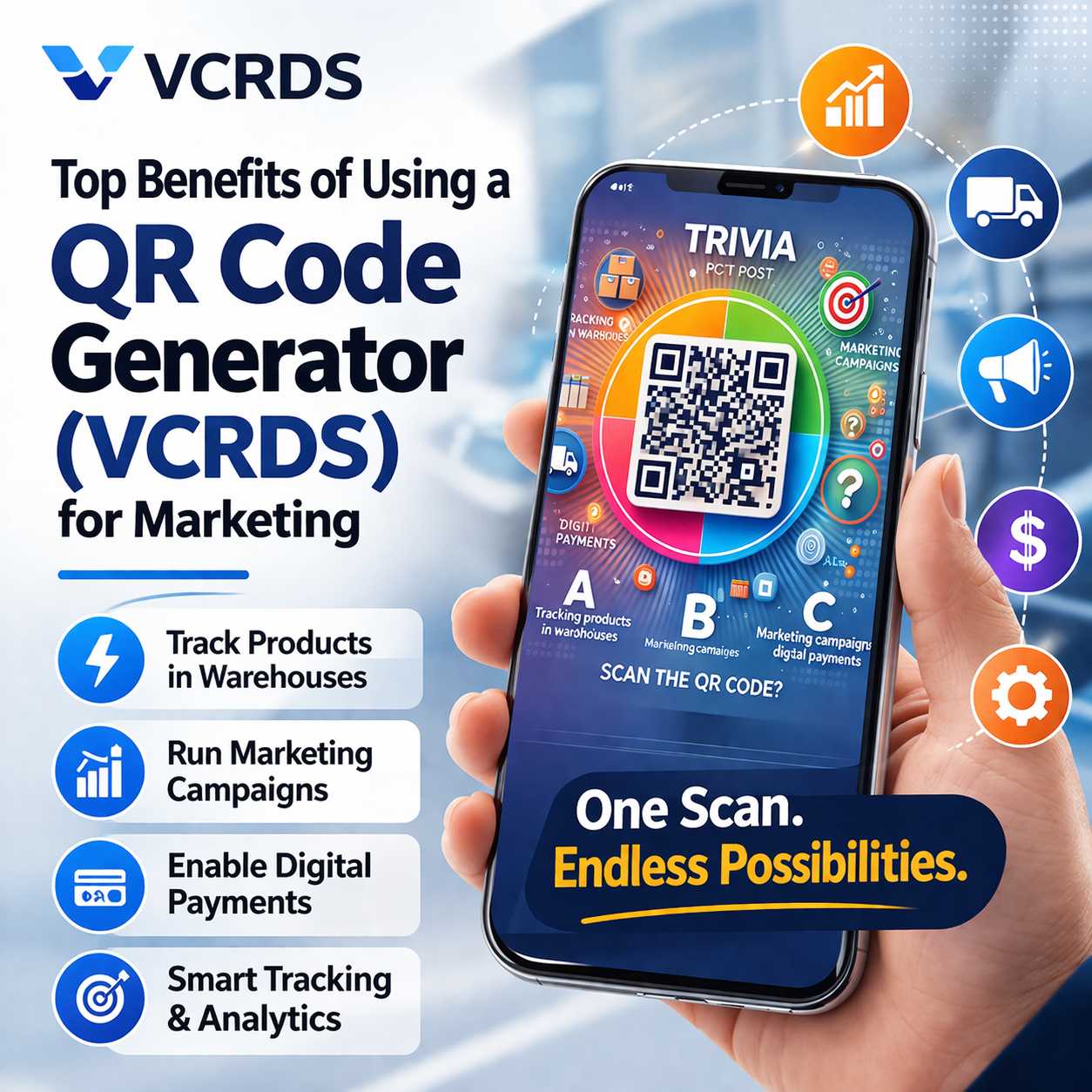 Top Benefits of Using a QR Code Generator (VCRDS) for Marketing