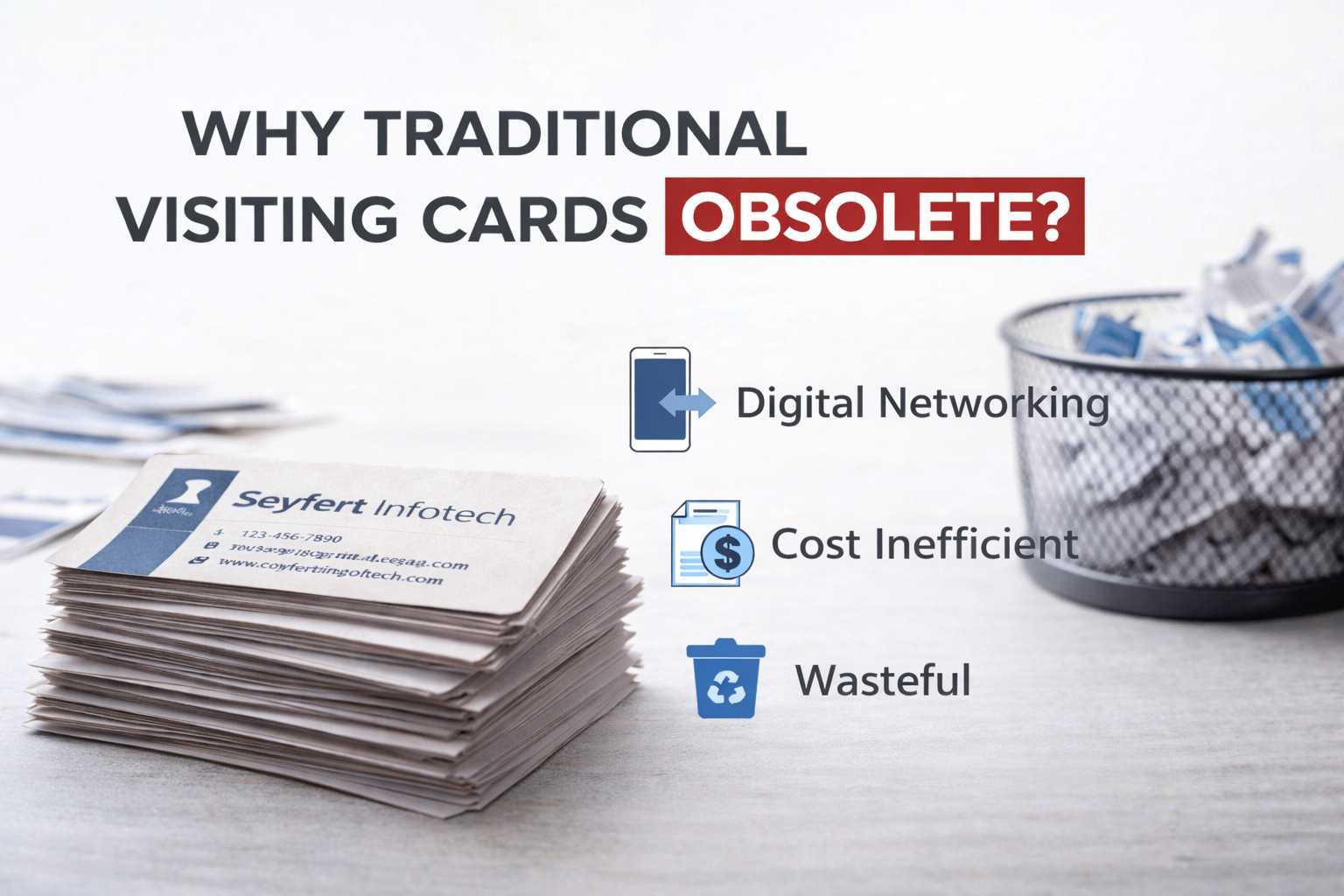 Why traditional visiting cards are obsolete?