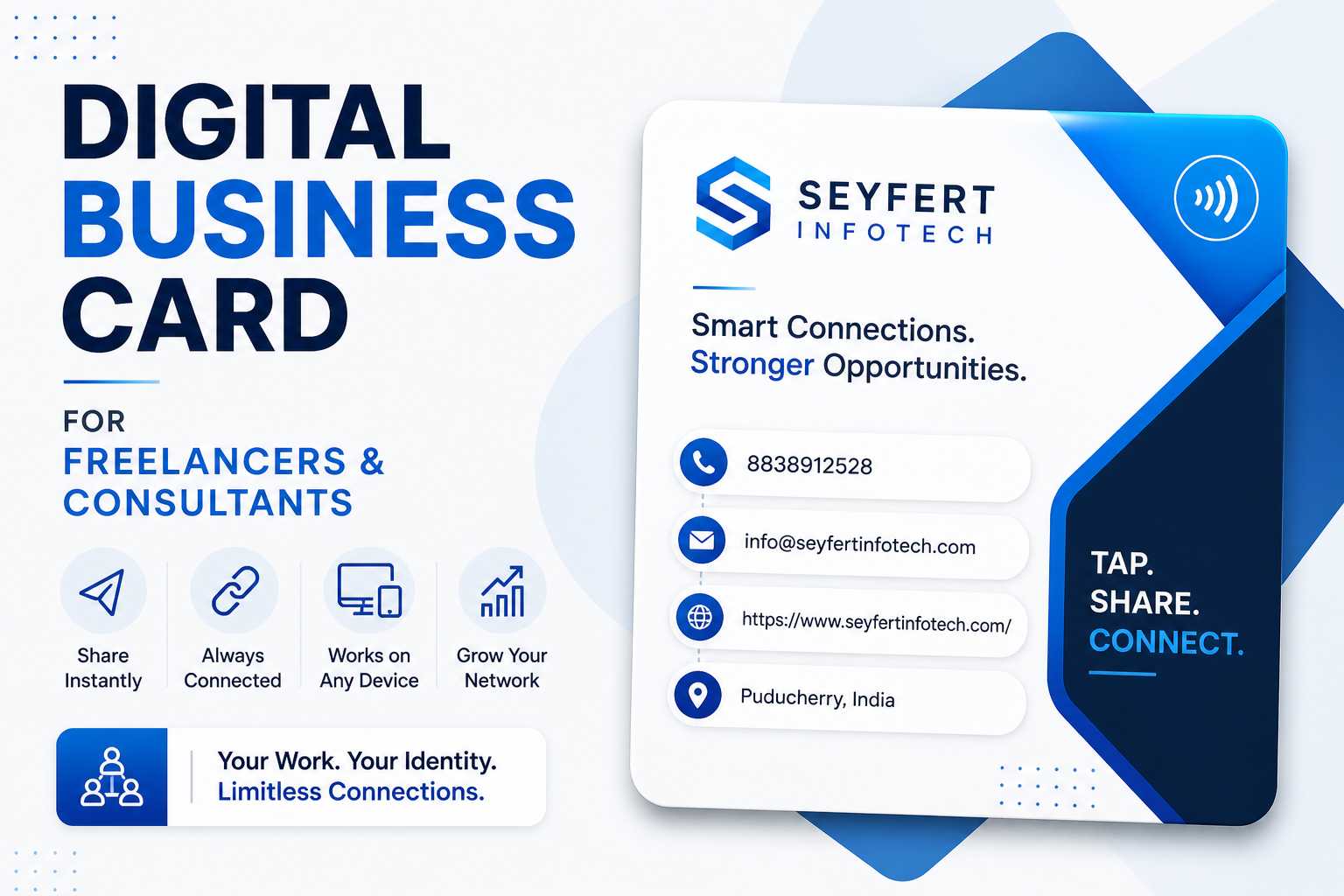 Digital Business Card for Freelancers & Consultants