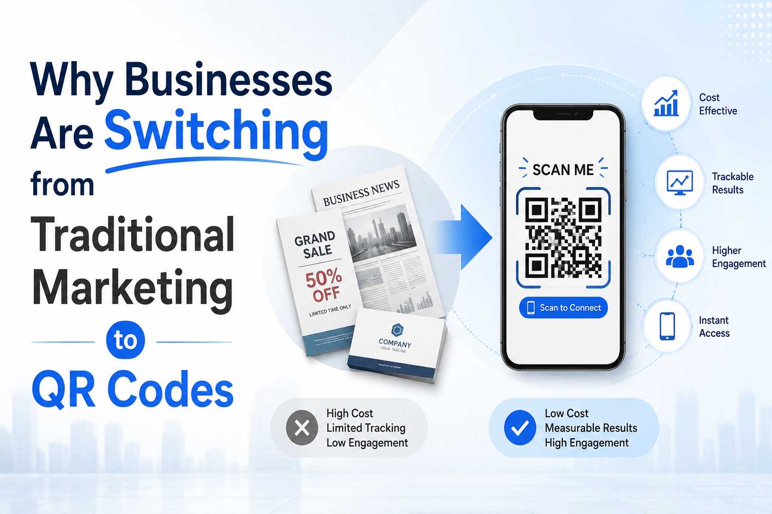 Why Businesses Are Switching from Traditional Marketing to QR Codes