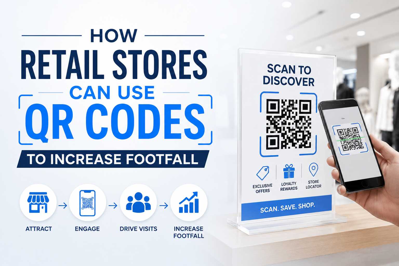 How Retail Stores Can Use QR Codes to Increase Footfall