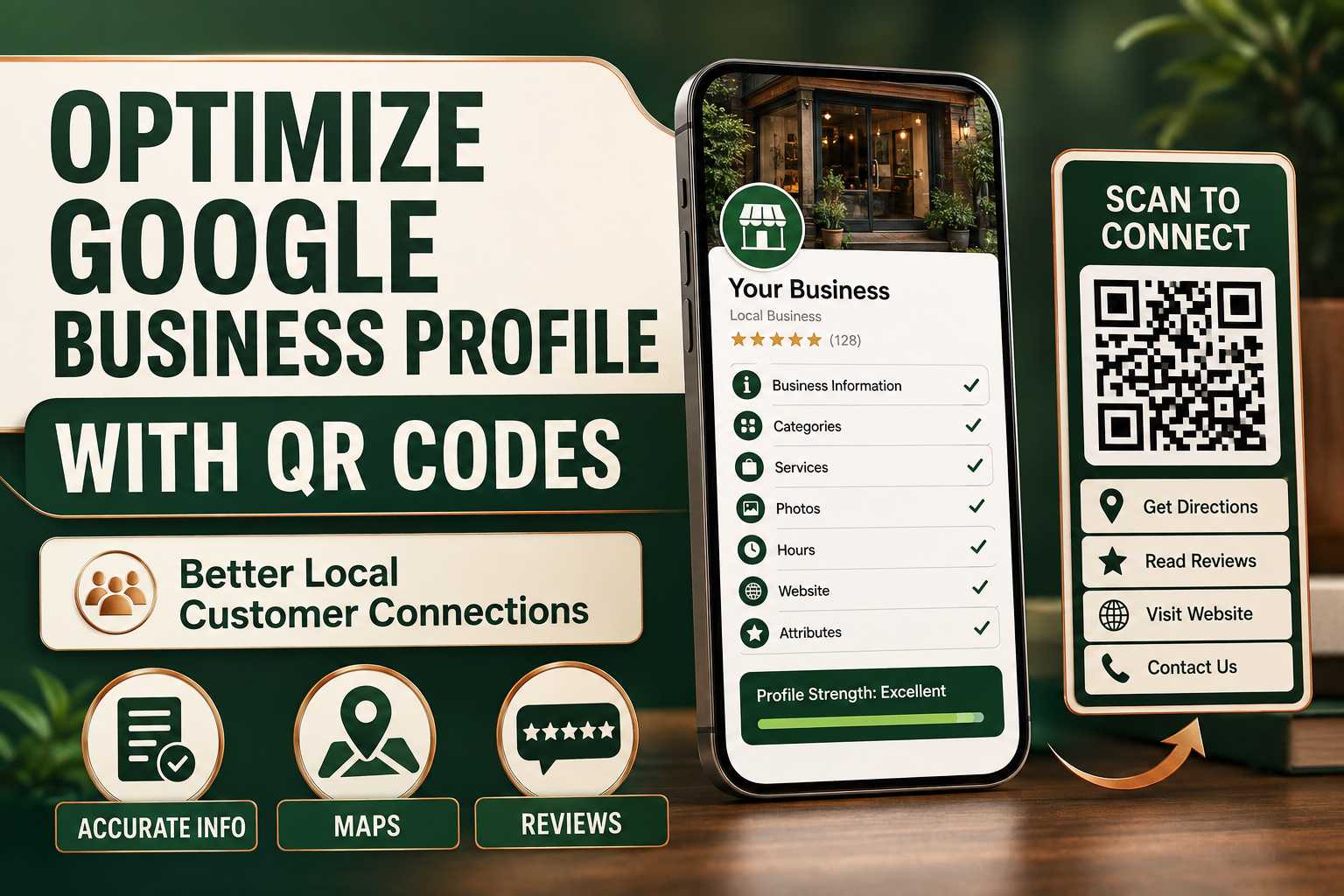 Google Business Profile Optimization With QR Codes: Improve Local Customer Connections