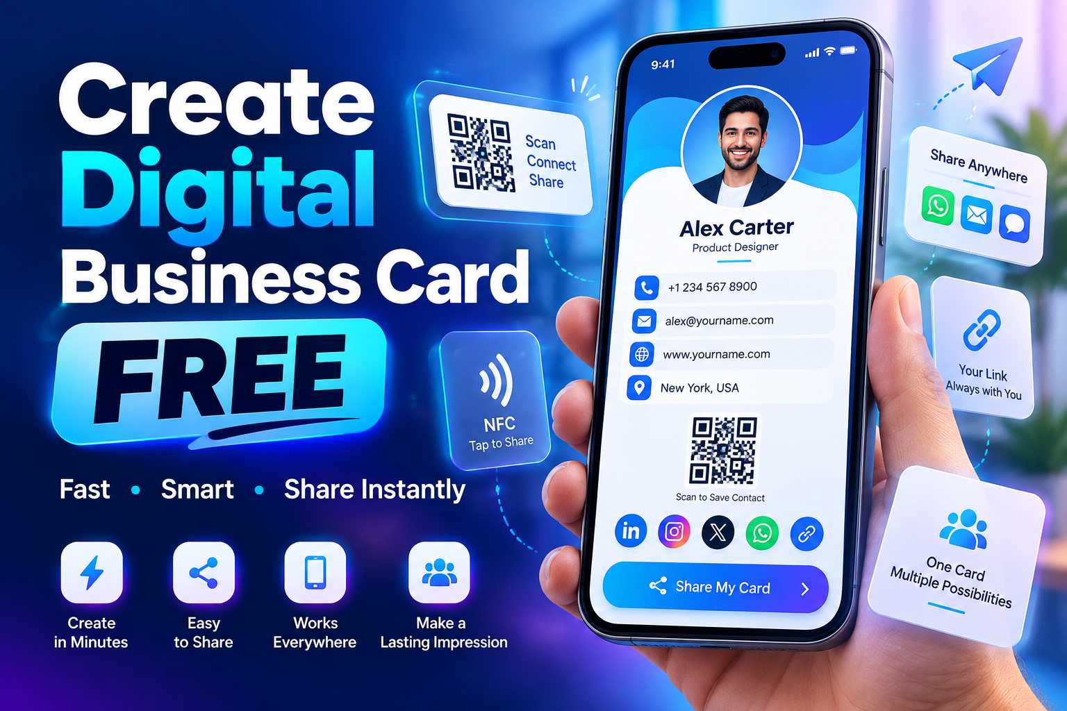 How to Create a Digital Business Card for Free