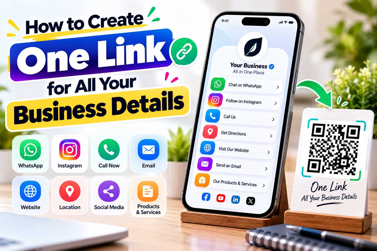 How to Create One Link for All Your Business Details