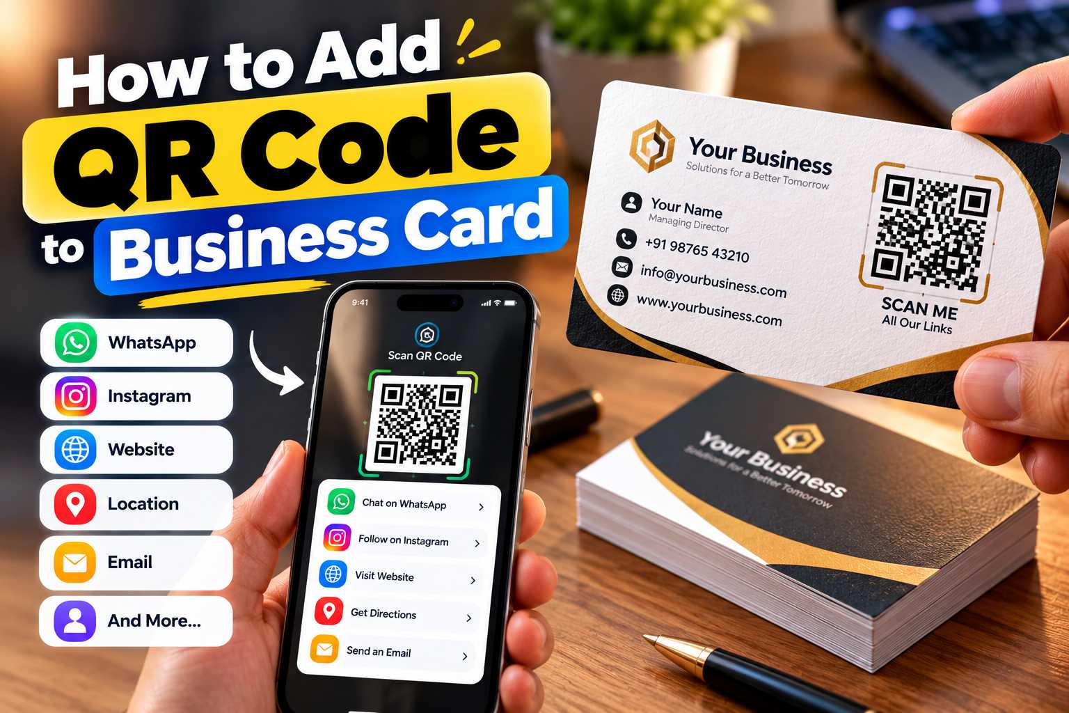 How to Add a QR Code to Your Business Card