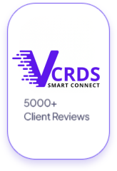 Business owner using VCrds QR code for customer engagement