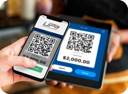 VCrds UPI Payment QR Code Interface